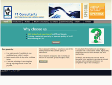 Tablet Screenshot of f1consultants.com